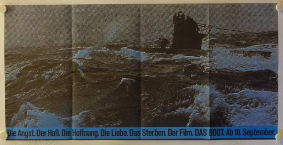 Das Boot originales deutsches Teaser-Filmplakat Set